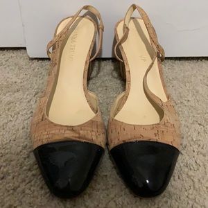 Cork work heels